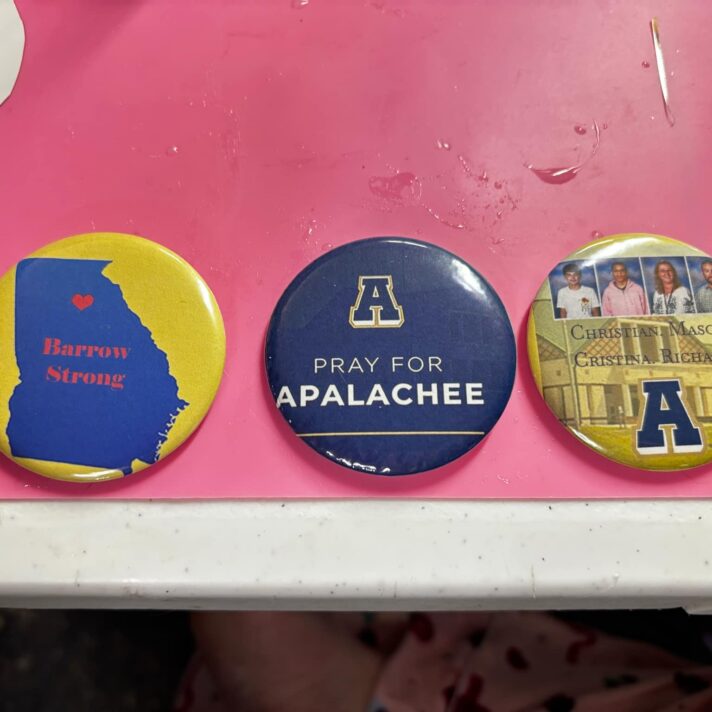 Pray for A Button, Barrow Strong, Memorial Buttons